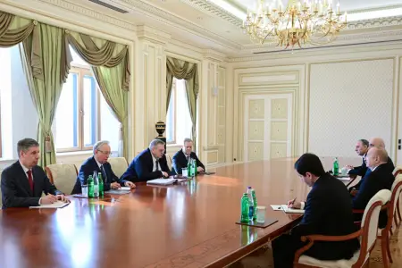 Prezident Overçuku qəbul etdi - Fotolar