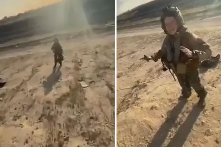 Vurulan qırıcıdan sağ çıxan amerikalı əsgərin yanına gedib görün nə dedi