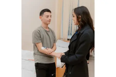 Leyla Əliyeva Nərimanov Uşaq Klinik Xəstəxanasını ziyarət etdi