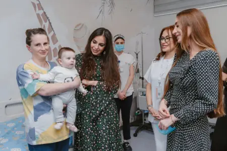 Leyla və Arzu Əliyevalar Pediatriya Mərkəzində - Fotolar