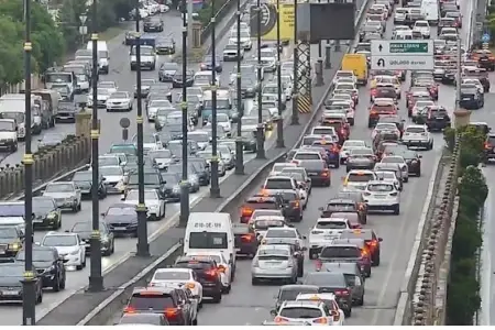 Bakıda bu yollarda sıxlıq var - SİYAHI