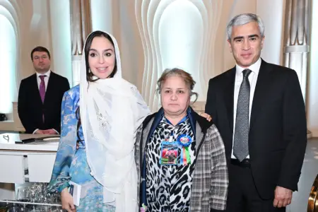 Leyla Əliyeva şəhid anaları ilə iftar süfrəsində – Fotolar