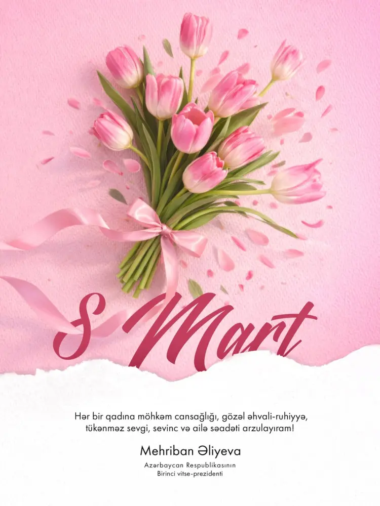 Mehriban Əliyeva Azərbaycan qadınlarını təbrik etdi – FOTO