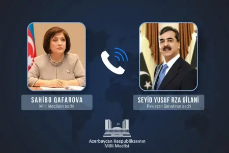 Pakistan Senatının sədri Sahibə Qafarovaya zəng etdi