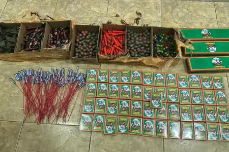 Naxçıvanda pirotexniki vasitələr satan şəxslər saxlanıldı