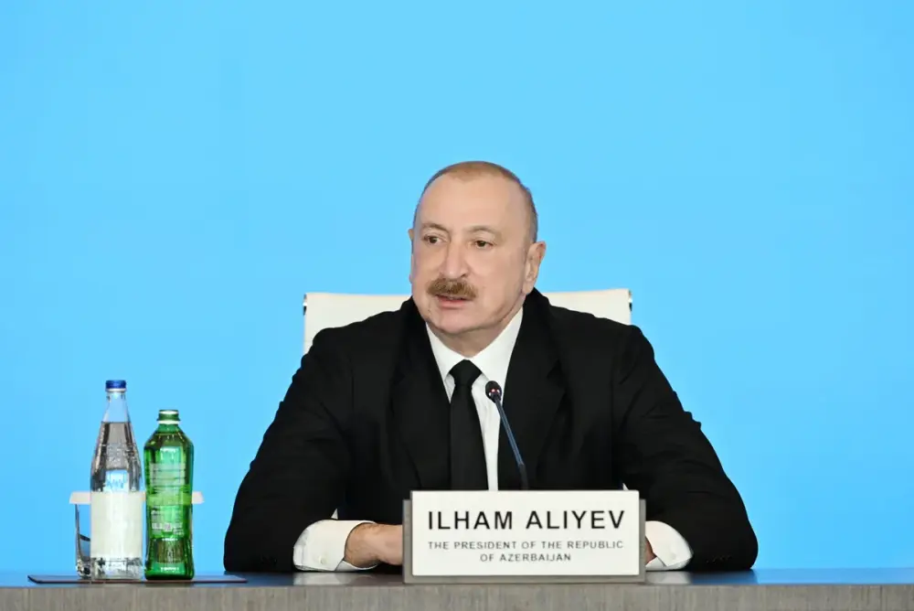 İlham Əliyev XIII Qlobal Bakı Forumunun açılış mərasimində çıxış etdi -  Fotolar - YENİLƏNDİ
