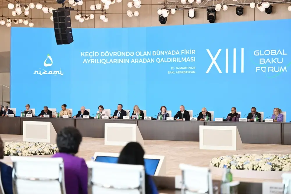İlham Əliyev XIII Qlobal Bakı Forumunun açılış mərasimində çıxış etdi -  Fotolar - YENİLƏNDİ