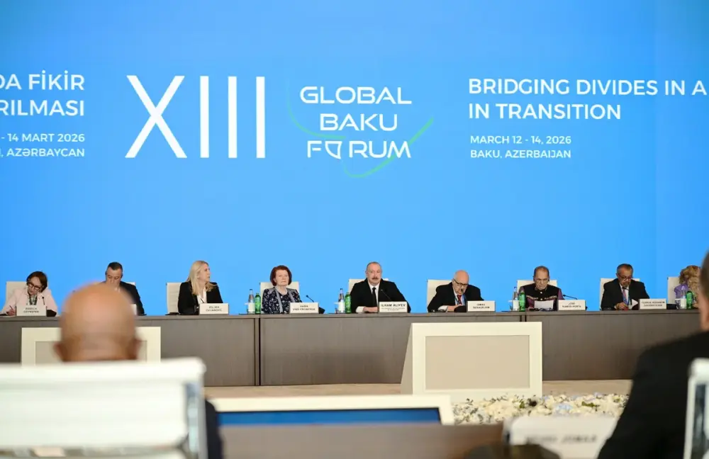 İlham Əliyev XIII Qlobal Bakı Forumunun açılış mərasimində çıxış etdi -  Fotolar - YENİLƏNDİ