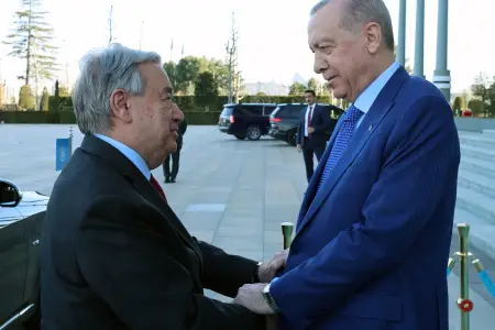 Ərdoğan Quterreşlə görüşdü