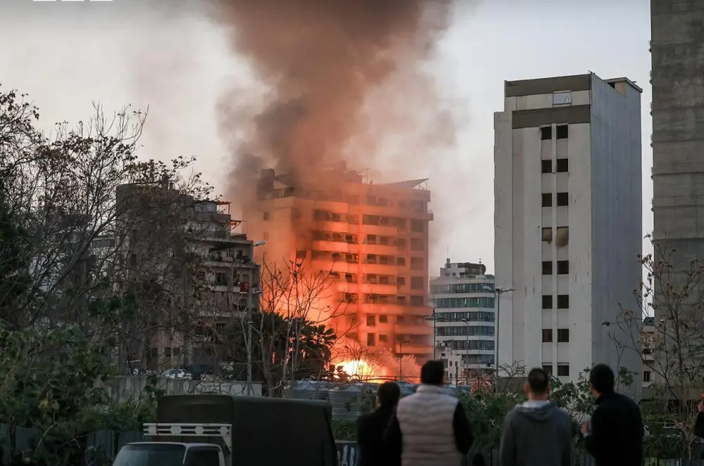 İsrail Beyruta zərbələr endirir – FOTOLAR