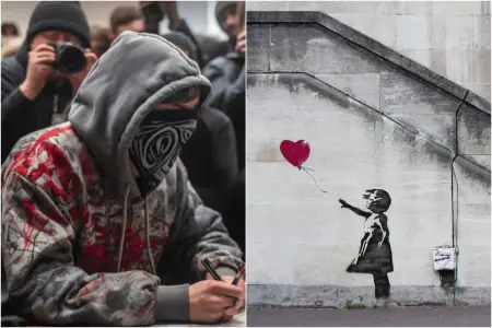 Tanınmış küçə rəssamı Benksinin kimliyi bilindi