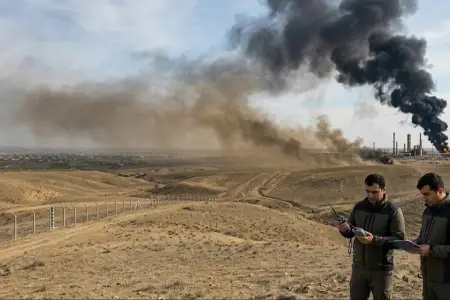 İranda neft obyektlərinə zərbə: Zəhərli qazlar sərhədlərə çata bilərmi?