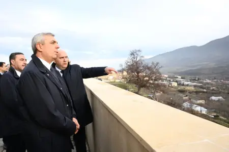 Əlaqələndirmə Qərargahının üzvləri Hadrut məscidində – FOTOLAR