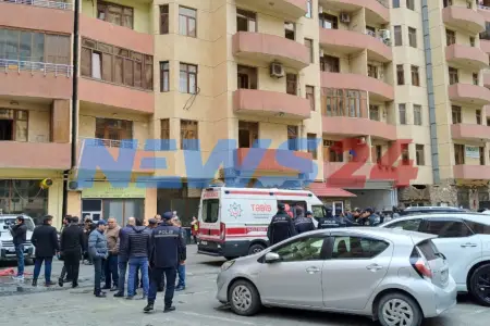 Bakıdakı yanğında tüstüdən ZƏHƏRLƏNƏNLƏR VAR 