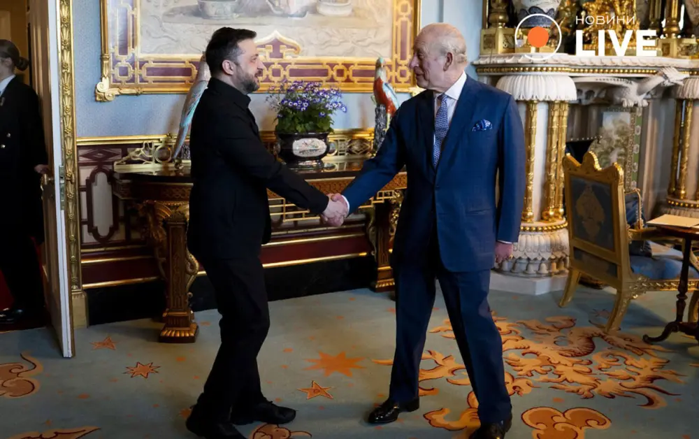 Zelenski Londonda Kralla görüşdü – FOTOLAR