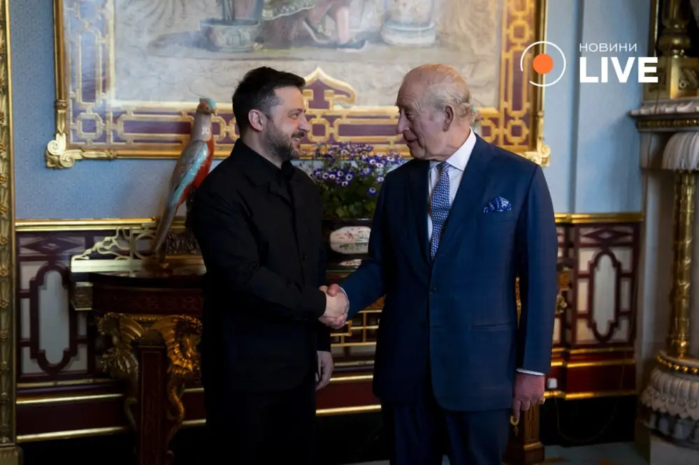 Zelenski Londonda Kralla görüşdü – FOTOLAR