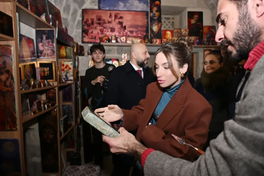 Prezidentin gəlini “BuxarArt” sənət məkanının təqdimatında – FOTOLAR