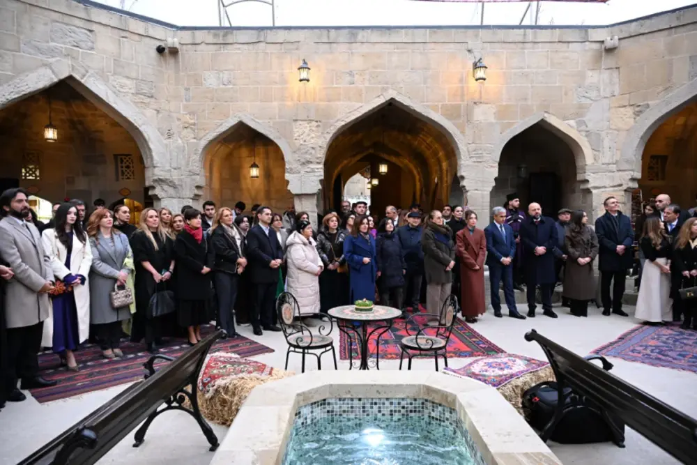 Prezidentin gəlini “BuxarArt” sənət məkanının təqdimatında – FOTOLAR