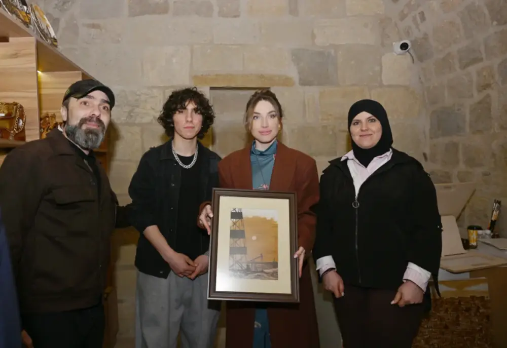 Prezidentin gəlini “BuxarArt” sənət məkanının təqdimatında – FOTOLAR