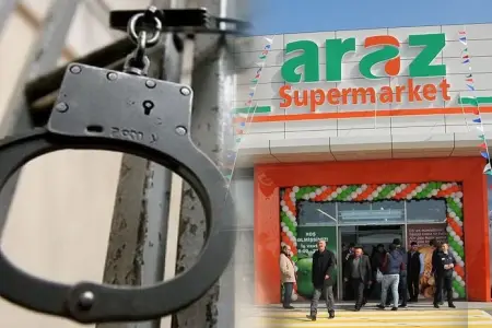 "Araz" marketin qarşısında insident - SAXLANILAN VAR