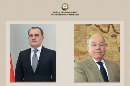 Ceyhun Bayramov braziliyalı həmkarı ilə telefon danışığı apardı