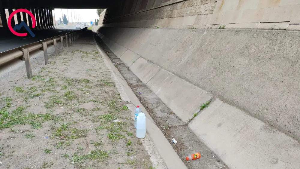 24 yaşlı qız Nizami məqbərəsində körpüdən yıxıldı - Fotolar