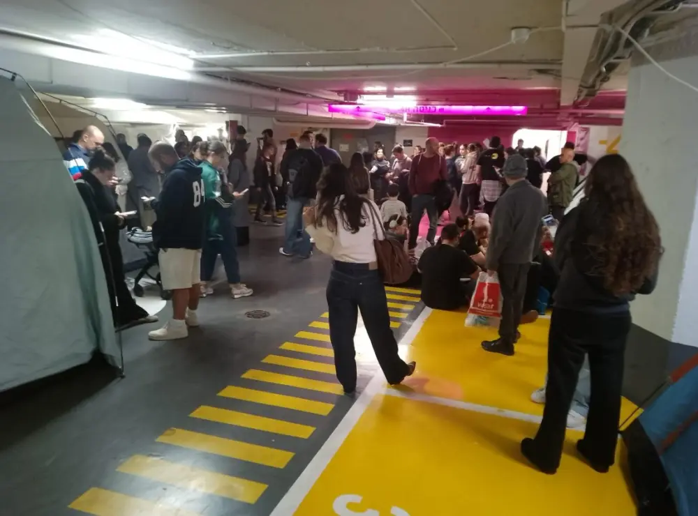 Təl-Əvivin ən böyük sığınacağından görüntülər - Fotolar