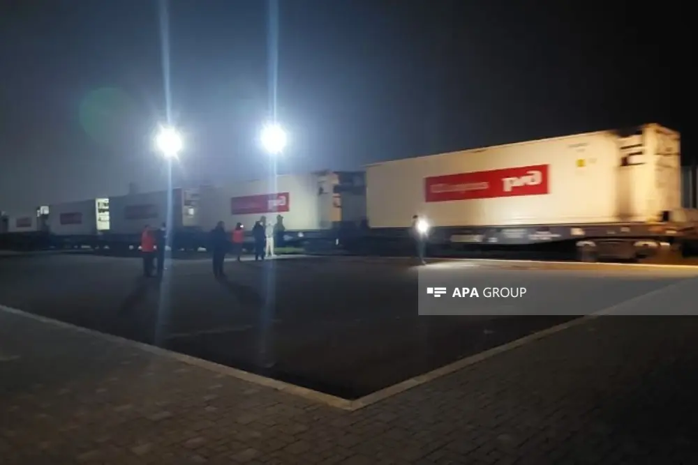 Rusiya İrana humanitar yardım göndərir: Qatar Astara stansiyasına çatdı