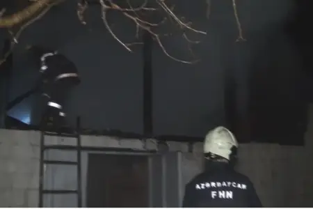 İstirahət mərkəzində yanğın oldu