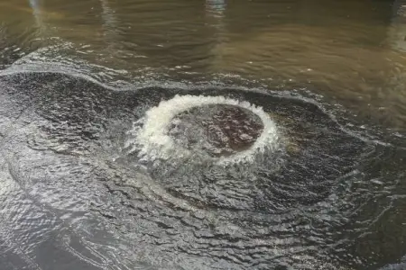 Qubada evləri su basdı - Fotolar