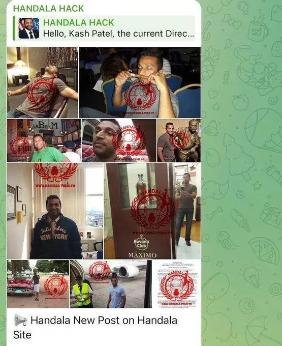 ABŞ-də FBI direktorunun şəxsi hesabı sındırıldı - Fotoları paylaşıldı 