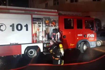 Şəkidə güclü yanğın baş verdi