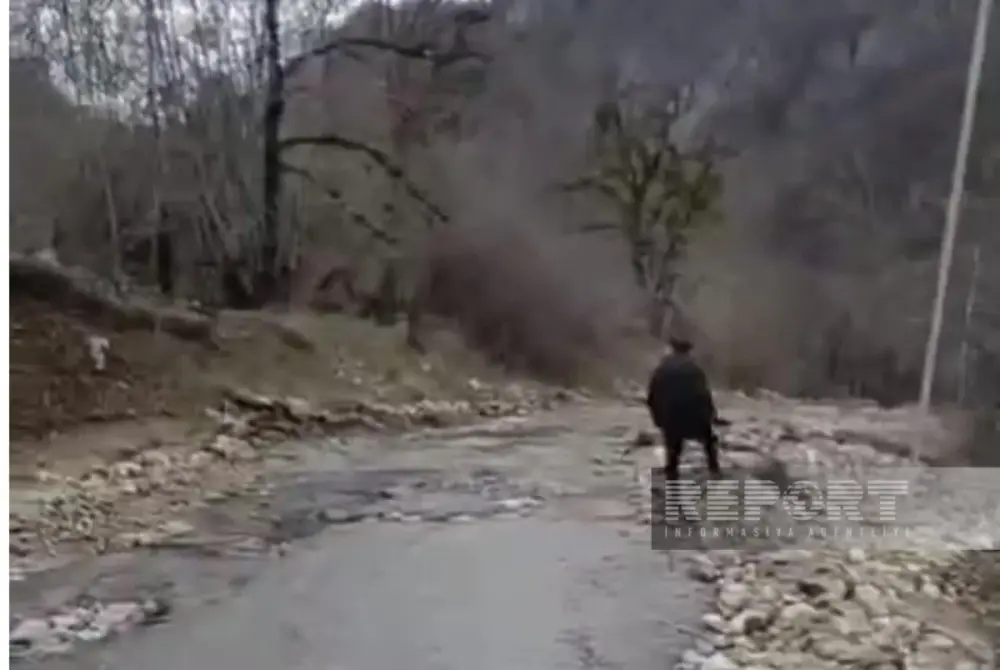 Quba-Xınalıq yolunda hərəkət bərpa olundu 