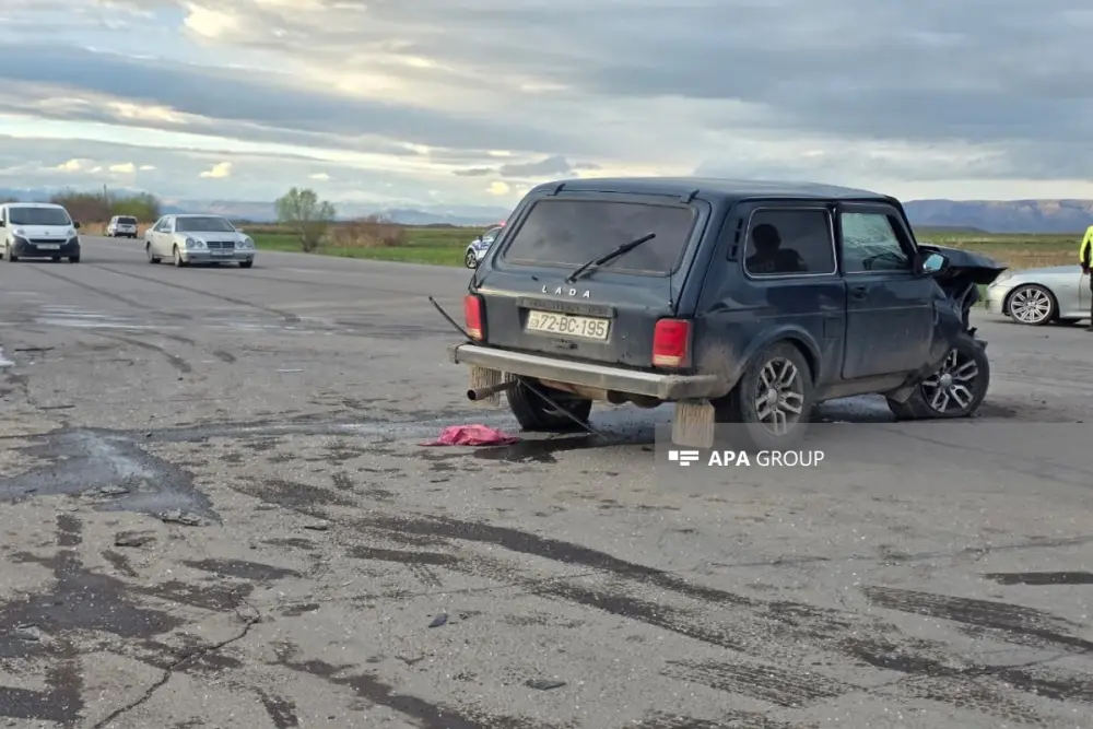 Naxçıvanda qəza oldu, 3 nəfər xəsarət aldı – FOTOLAR