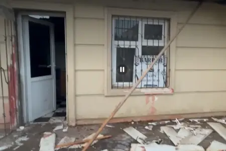 idə obyektdə partlayış baş verdi, 1 nəfər yaralandı - VİDEO