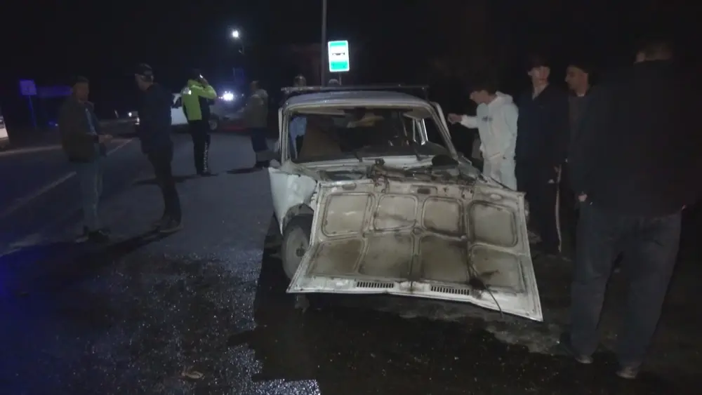 Zaqatalada iki maşın toqquşdu, şəhid atası yaralandı – FOTO