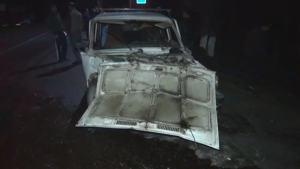 Zaqatalada iki maşın toqquşdu, şəhid atası yaralandı – FOTO