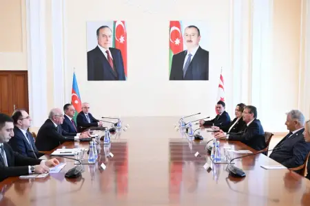 Əli Əsədov Şimali Kiprin Baş naziri ilə görüşdü