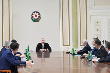 Prezident TDT dövlətlərinin hökumət başçılarını qəbul etdi - FOTOLAR