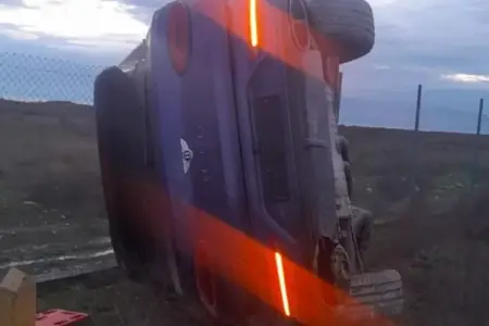 Bakı–Quba yolunda “Bentley” aşdı - VİDEO