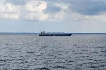 Azov dənizində buğda yüklü gəmi batdı