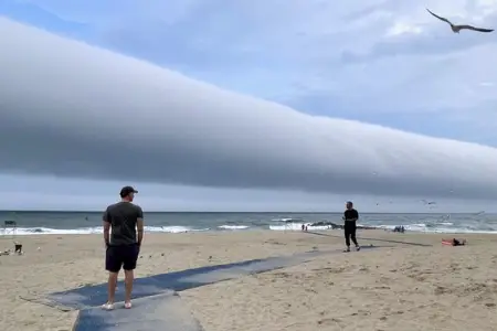 Qara dəniz üzərində nadir atmosfer hadisəsi