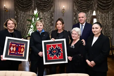 Mehriban Əliyeva Gürcüstanda Azərbaycan Mədəniyyəti Muzeyində - Fotolar