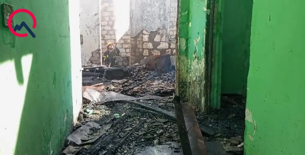 Beyləqanda 5 otaqlı ev yanaraq kül oldu – FOTOLAR