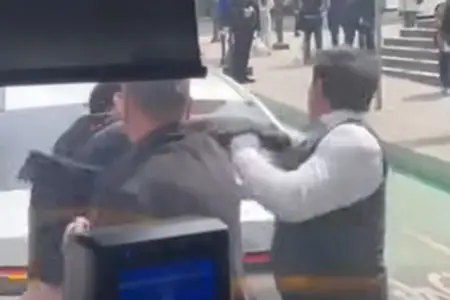 Bakıda taksi və avtobus sürücüləri arasında insident – ANBAAN VİDEO