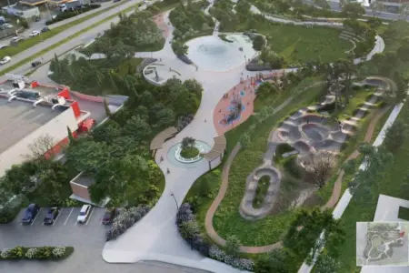 Bolqarıstanda "Şuşa parkı" salıncaq