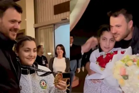 Emindən qızı Əminəyə doğum günü təbriki – VİDEO