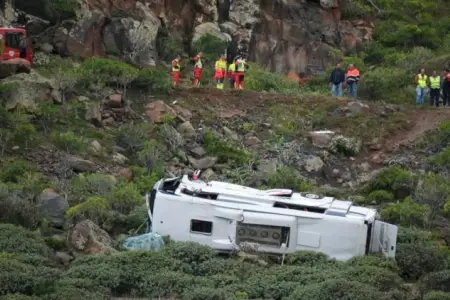 İspaniyada turist avtobusu dərəyə aşdı, ölən və yaralananlar var