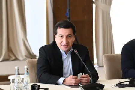 Hikmət Hacıyev Ermənistan vətəndaş cəmiyyətinin nümayəndələri ilə görüşdü - FOTO