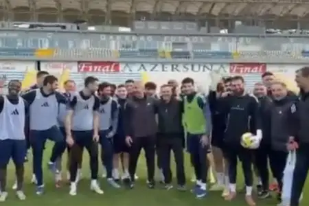 Elvin Nərimandan Messiyə salam göndərdi - Video